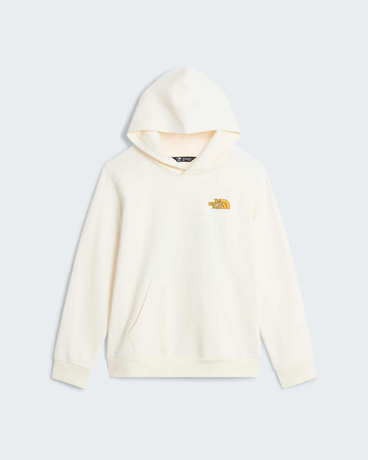 Felpa Girocollo Da Ragazzi Outdoor Con Cappuccio Latte