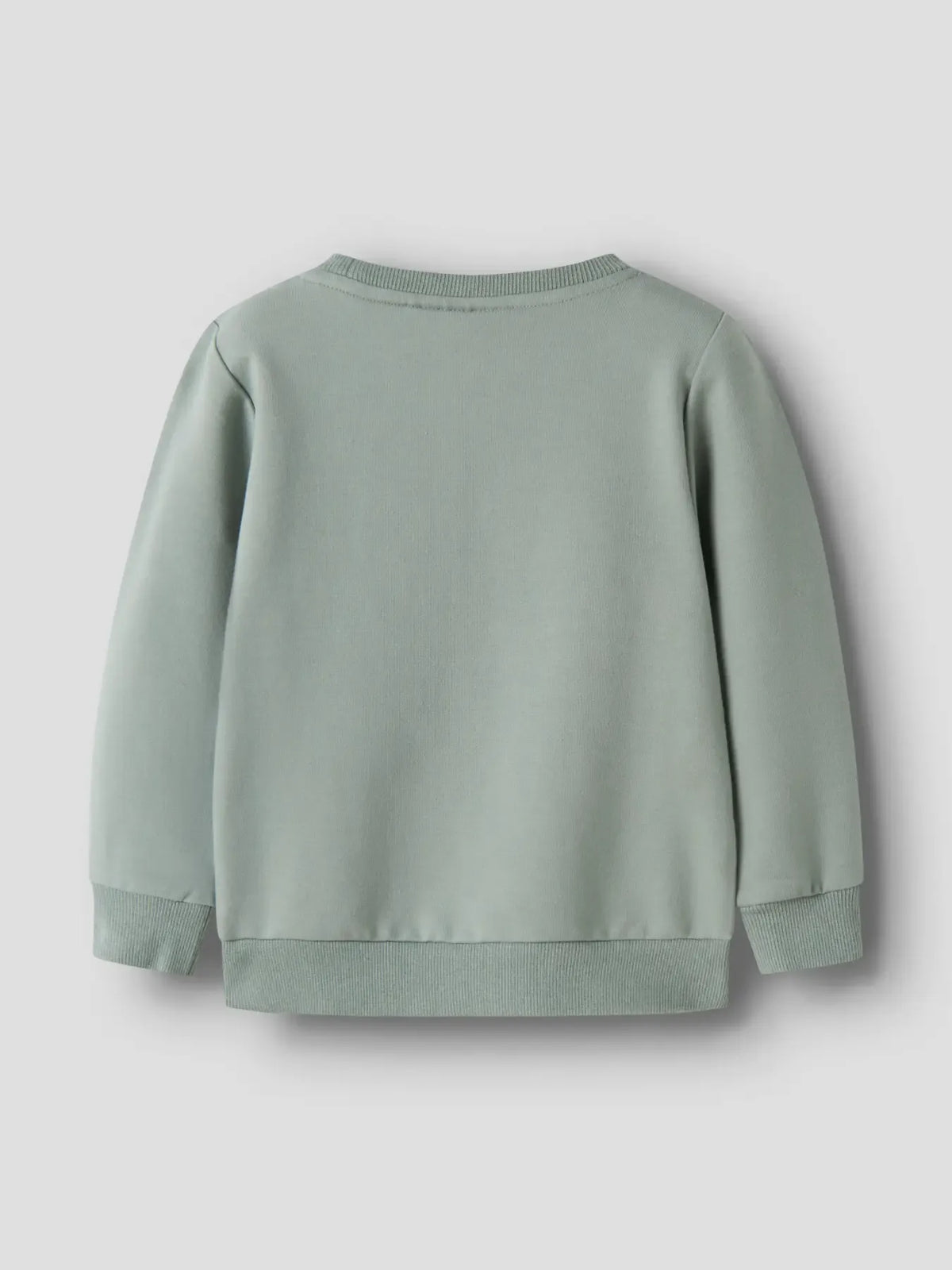 Felpa Girocollo Con Unicorno Verde
