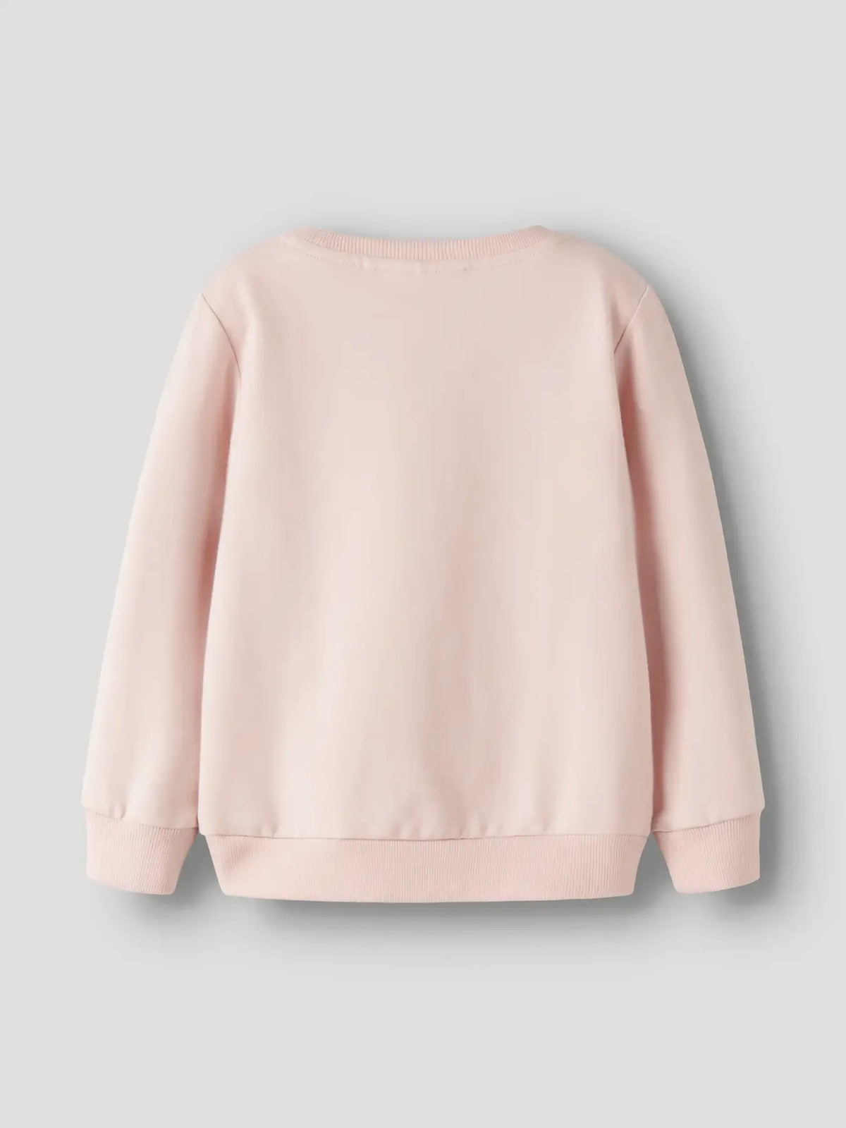 Felpa Girocollo Con Unicorno Rosa Chiaro