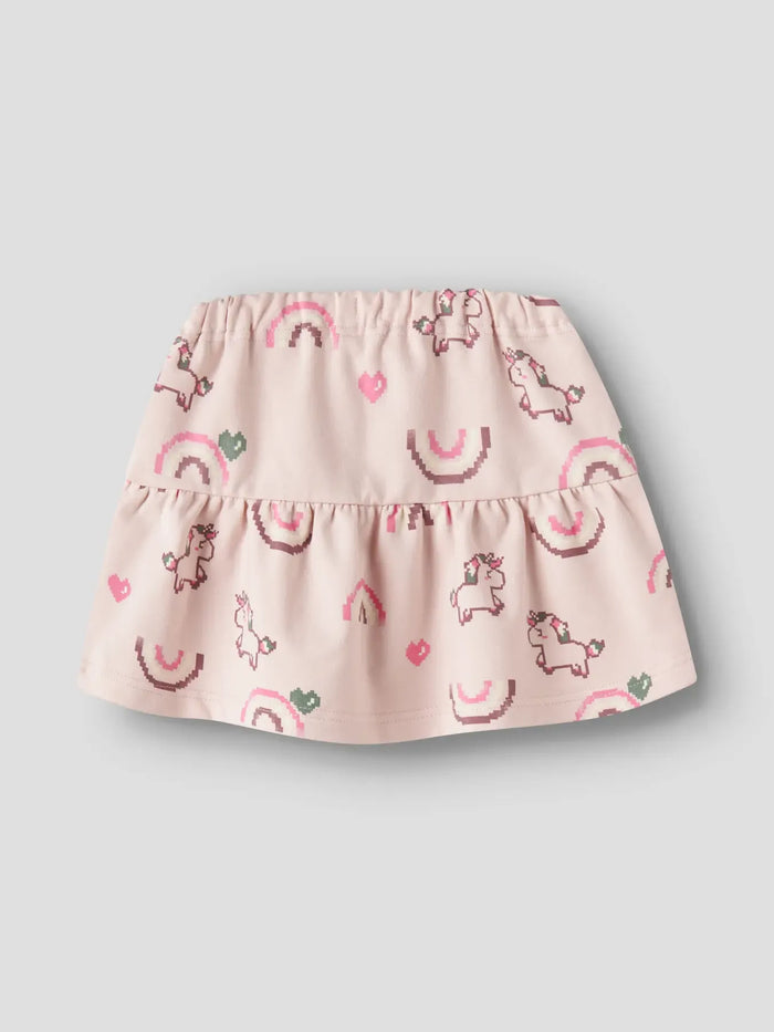 Gonna A Balze Rosa Da Bambina Con Unicorni