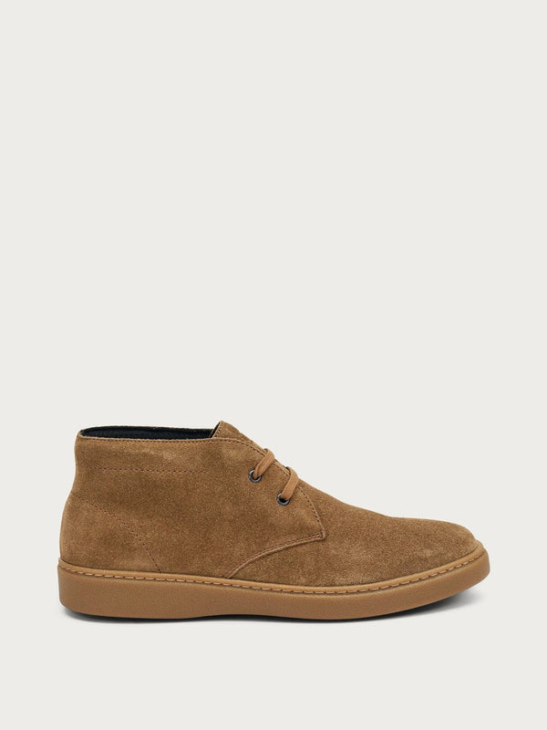 Polacchini in Pelle Scamosciata Marrone