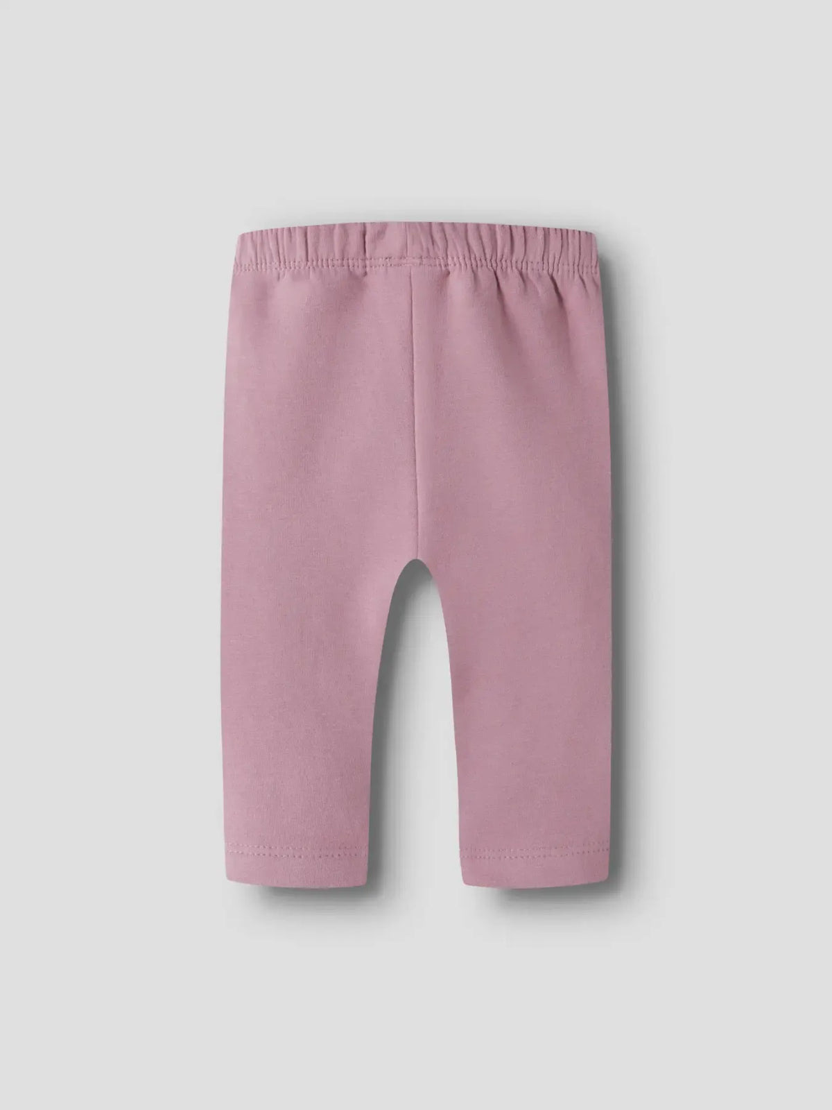 Leggings Rosa Antico In Cotone Elasticizzato