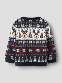 Maglione Natalizio Name It Blu Navy Con Renne