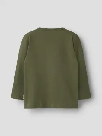 Maglia Manica Lunga Verde Militare Ruspe E Cantiere