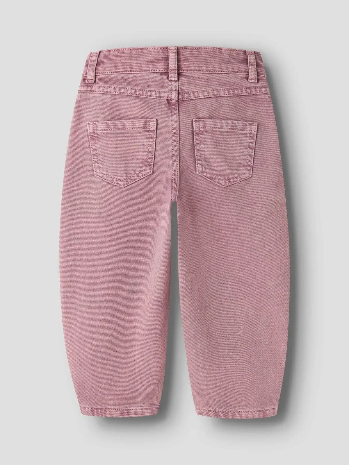 Jeans A Palloncino Rosa Antico Bimba