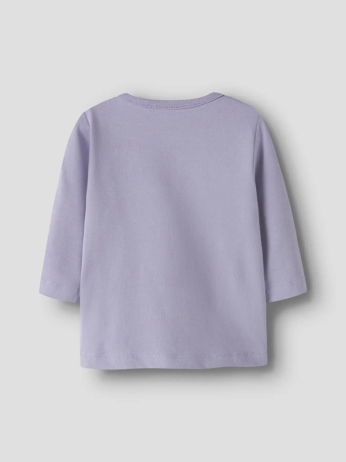 Maglia Manica Lunga Lilla Palloncino Con Fiocco