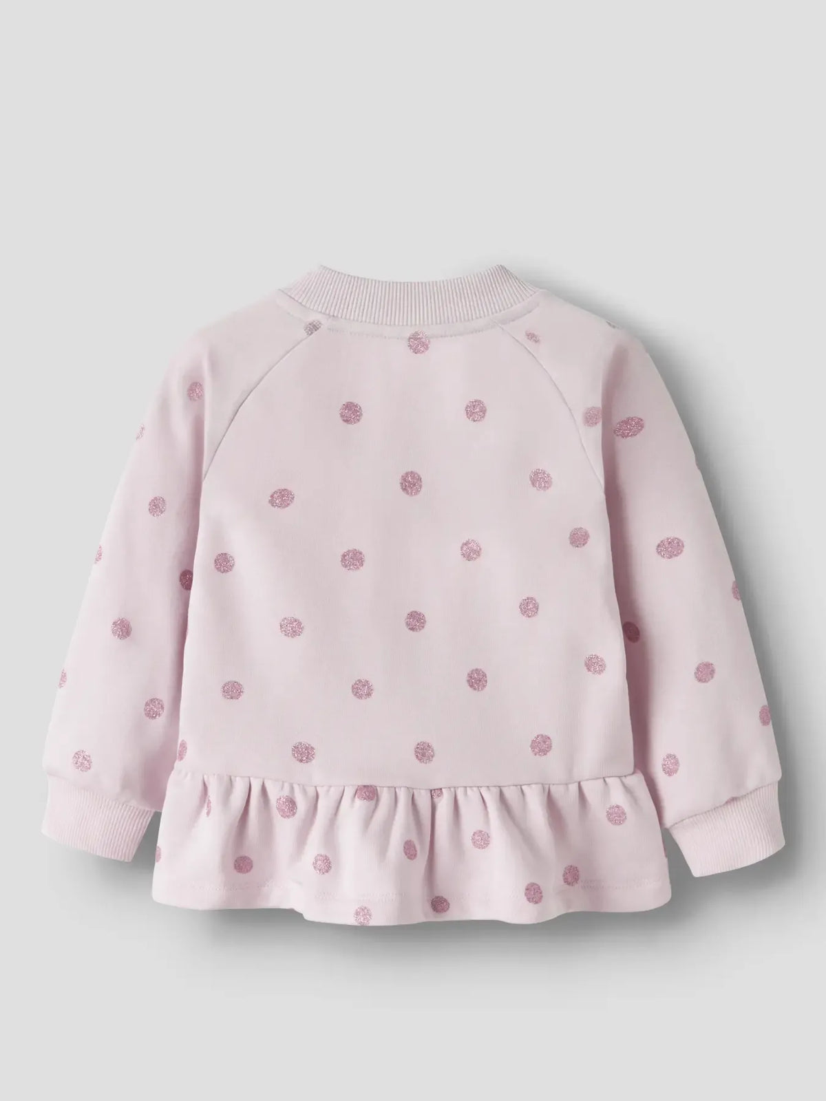 Felpa Rosa A Pois Bimba