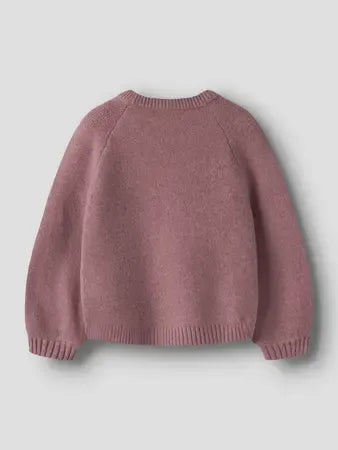 Maglione Rosa Antico Con Fiocchetti
