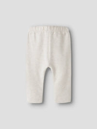Leggings Panna In Cotone Elasticizzato