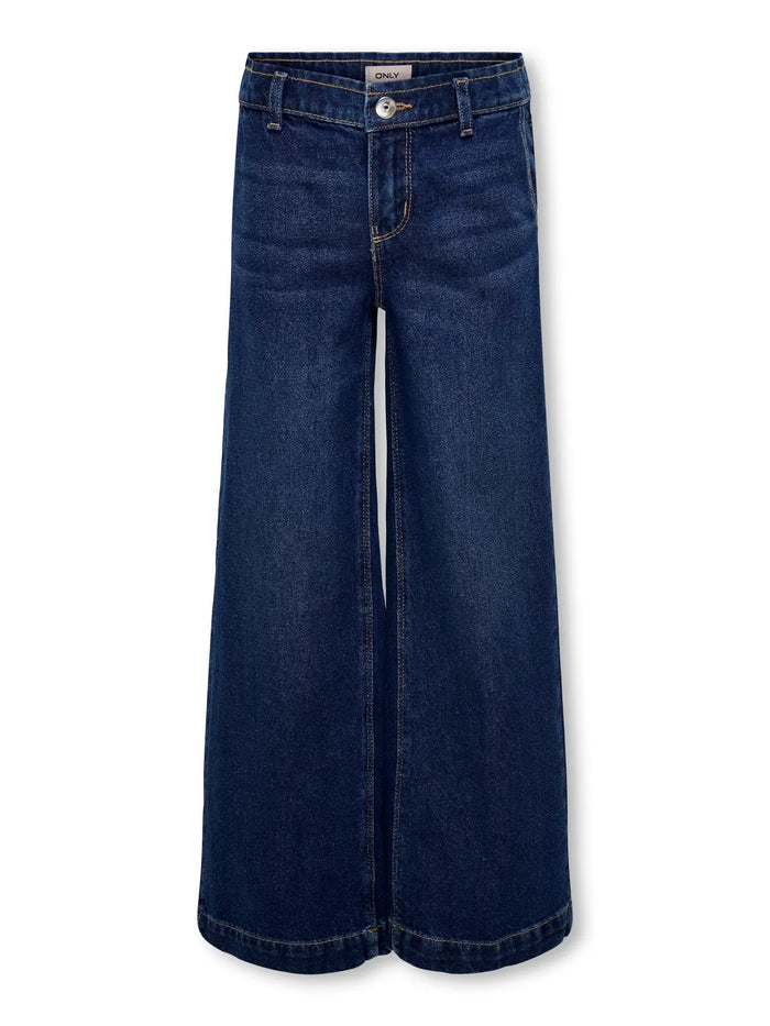 Jeans da Ragazza Dark Blue Denim