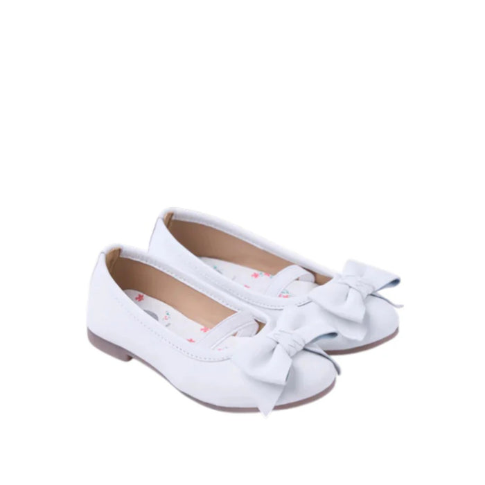 Ballerina Bianca elegante con Maxi Fiocco