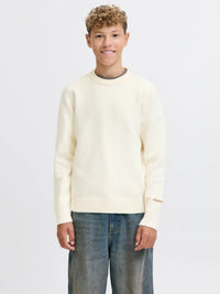 Maglione Girocollo Basic Off-White