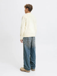 Maglione Girocollo Basic Off-White