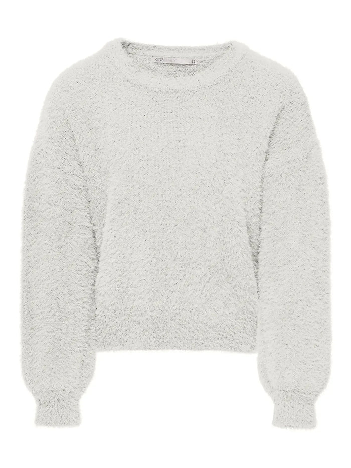Pullover da Ragazza Cloud Dancer