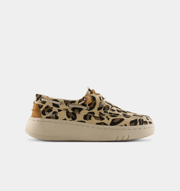 Scarpa Da Donna Ellen In Tesssuto Leopard