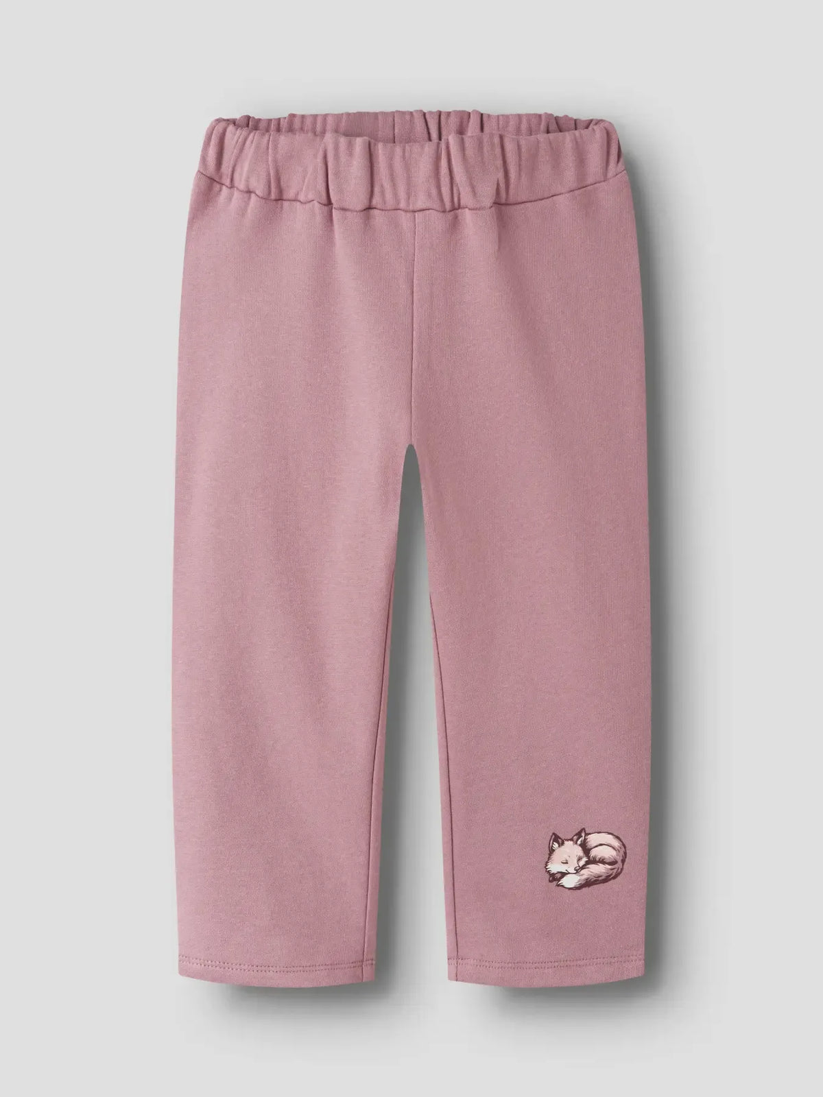 Pantaloni Tuta Rosa Scuro Con Volpe