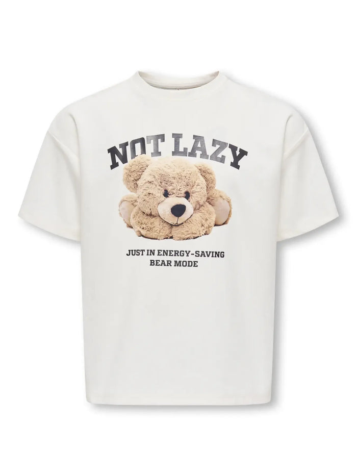 T-Shirt da Ragazza Cloud Dancer