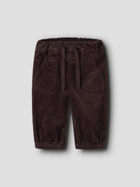 Pantaloni Velluto A Coste Marrone Cioccolato