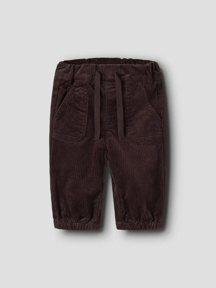 Pantaloni Velluto A Coste Marrone Cioccolato