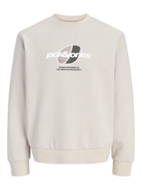Felpa Girocollo Beige