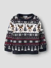 Maglione Natalizio Name It Blu Navy Con Renne