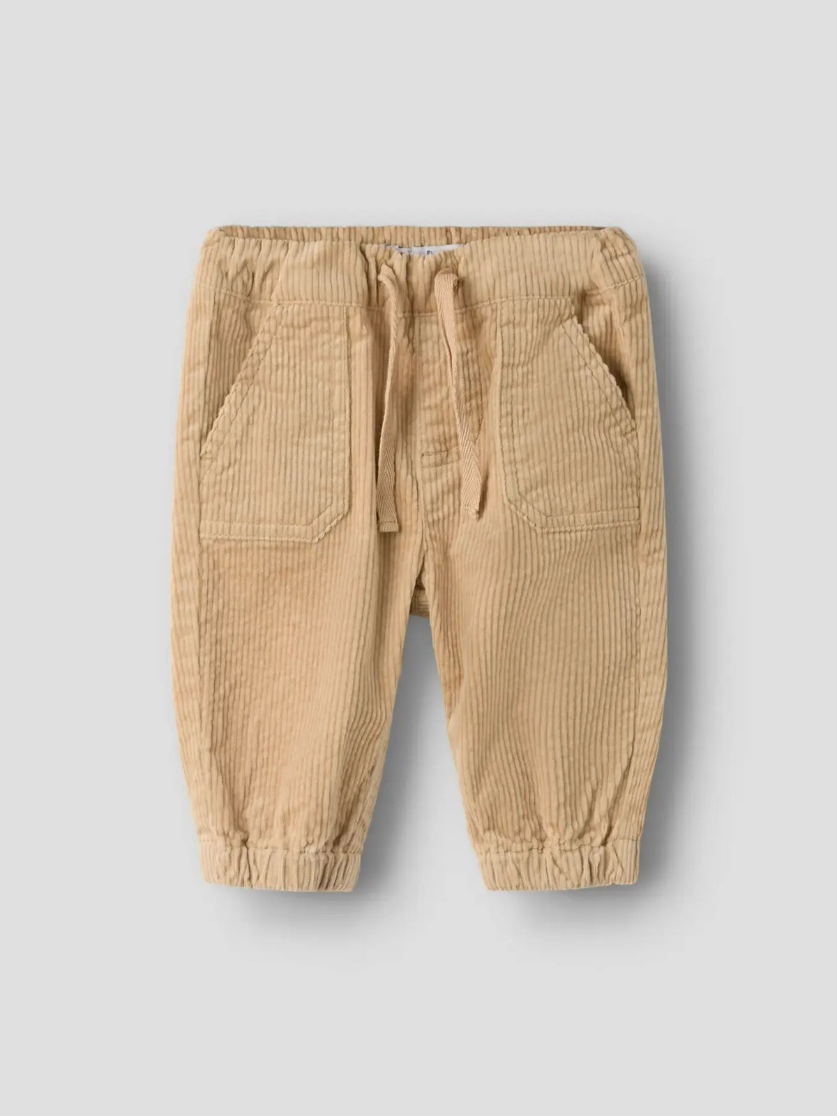 Pantaloni Velluto A Coste Beige