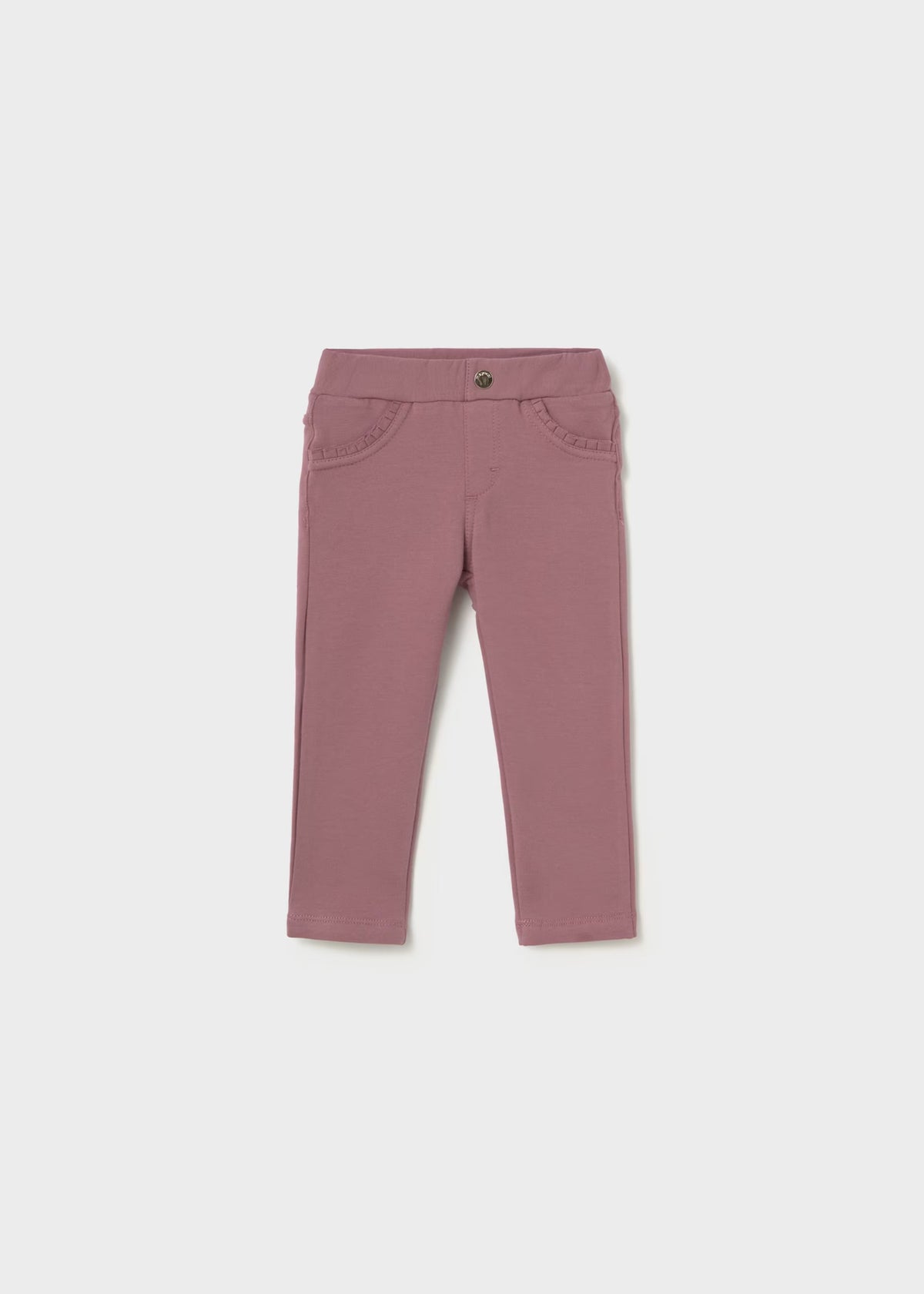 Pantalone Felpa Basico Malva