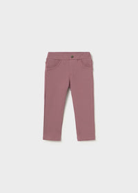 Pantalone Felpa Basico Malva