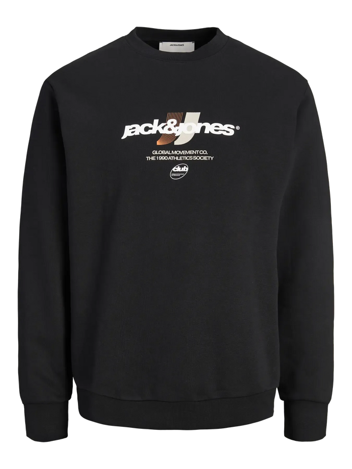 Felpa Girocollo Black