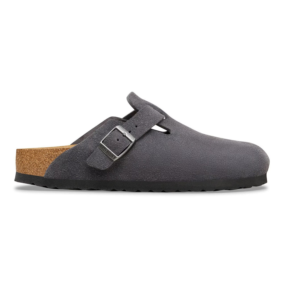Boston charcoal Suede Leather