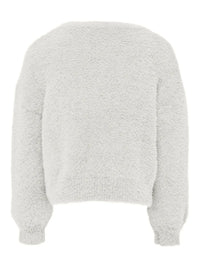 Pullover da Ragazza Cloud Dancer