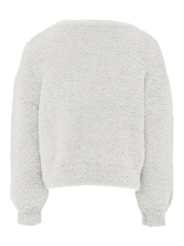 Pullover da Ragazza Cloud Dancer