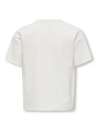 T-Shirt da Ragazza Cloud Dancer