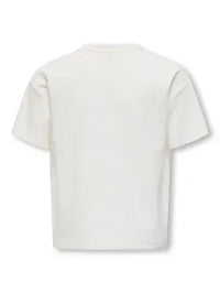 T-Shirt da Ragazza Cloud Dancer
