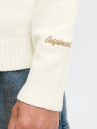 Maglione Girocollo Basic Off-White