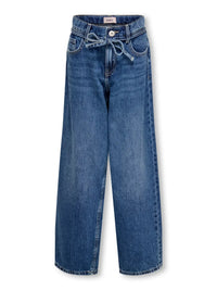 Jeans da Ragazza Medium Blue Denim