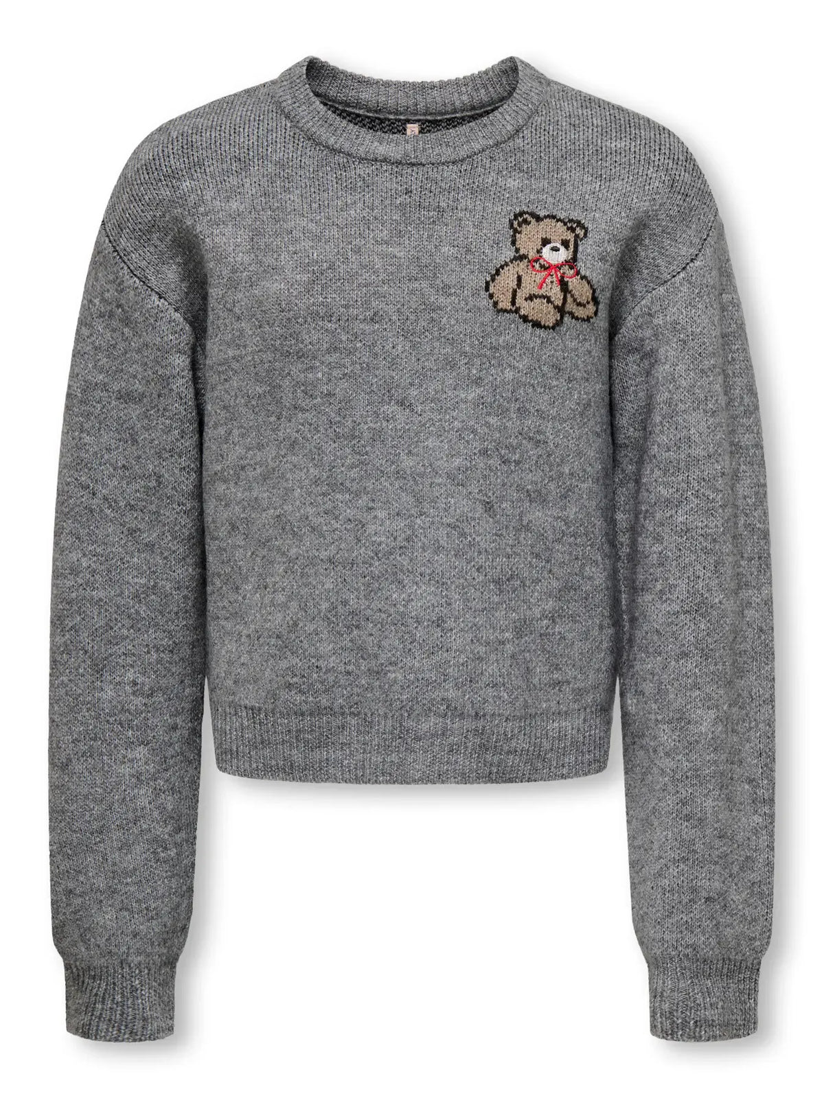 Pullover da Ragazza Medium Grey Melange