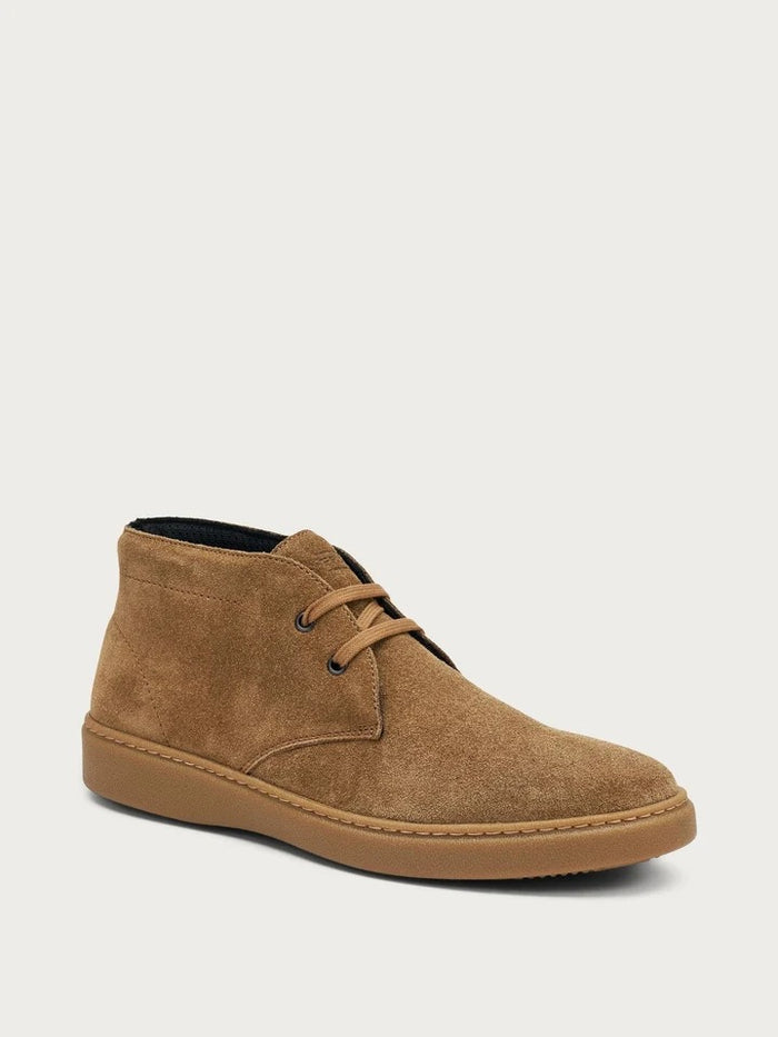 Polacchini in Pelle Scamosciata Marrone