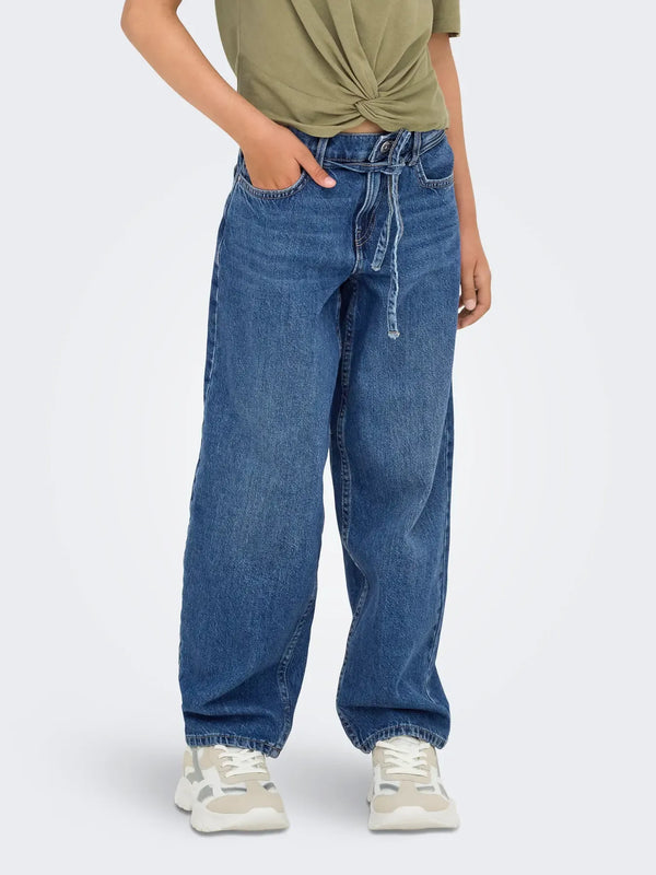 Jeans da Ragazza Medium Blue Denim