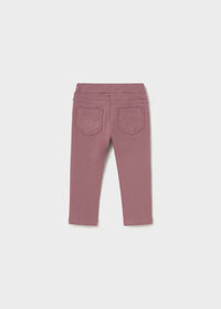 Pantalone Felpa Basico Malva