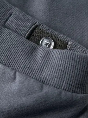 Pantalone Grigio Scuro Con Scoiattolo E Palloncini