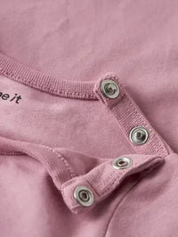 Maglia Manica Lunga Rosa Palloncino Con Fiocco