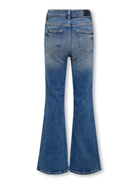 Jeans da Ragazza A Zampa Denim