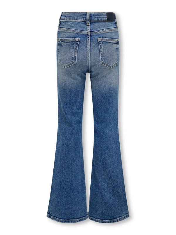 Jeans da Ragazza A Zampa Denim