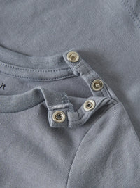 Maglia Manica Lunga Grigio Azzurato Con Animali Del Bosco