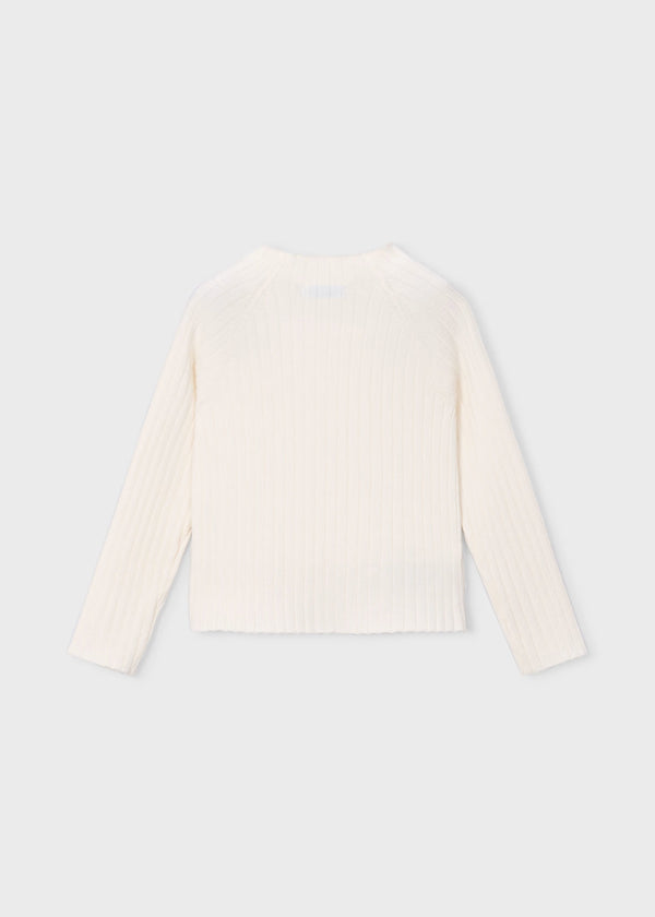 Maglia A Costine Bianco