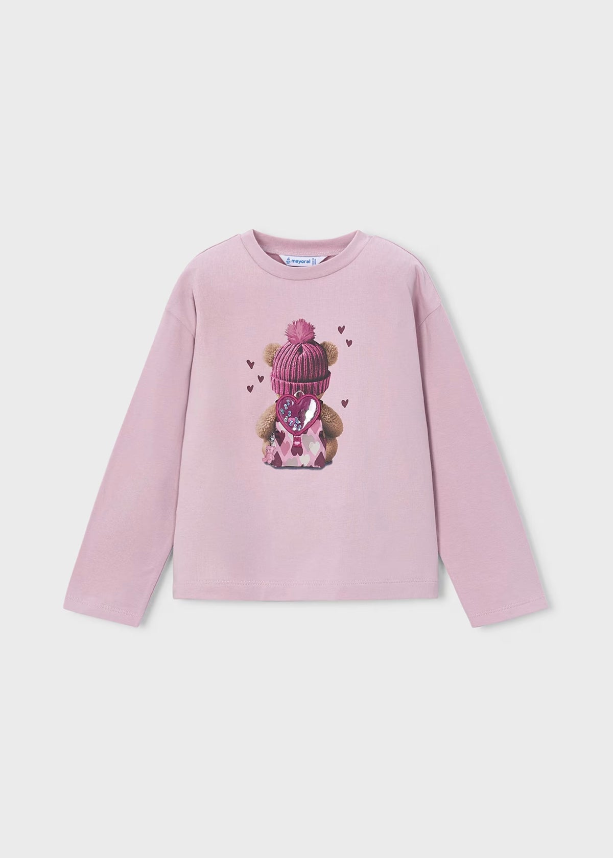Maglietta Manica Lunga Rosa