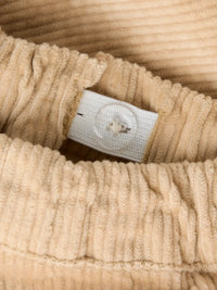 Pantaloni Velluto A Coste Beige