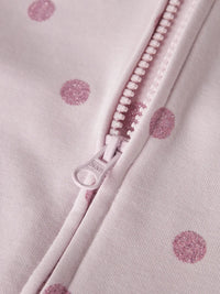 Felpa Rosa A Pois Bimba