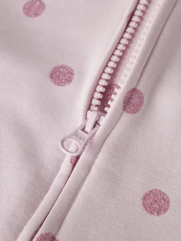 Felpa Rosa A Pois Bimba